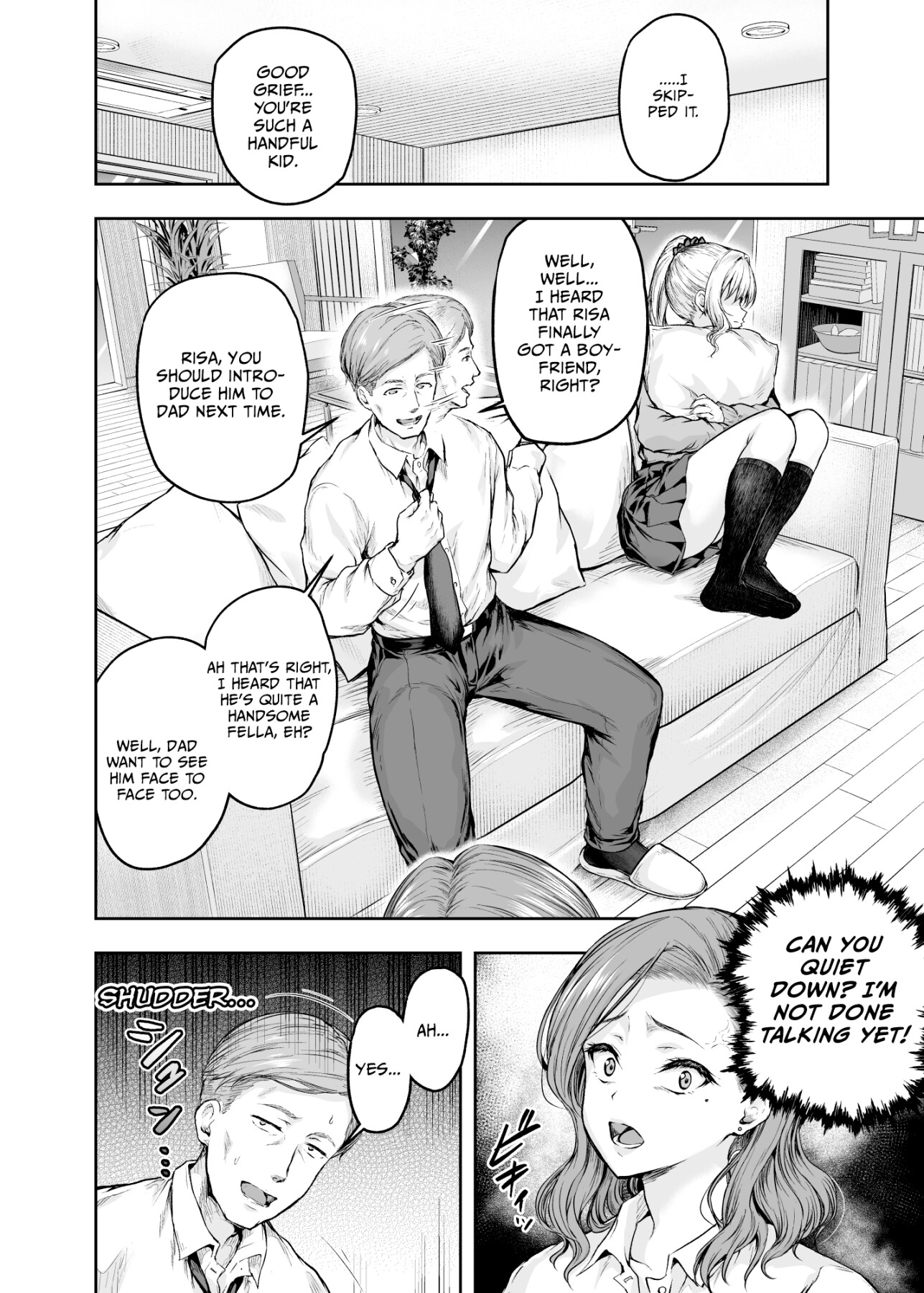 Hentai Manga Comic-Mom's obsessed with her Daughter's Boyfriend 1-Read-17